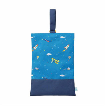 D BY DADWAY(ディーバイダッドウェイ) 撥水シューズケース スペーストラベル【入園・入学 子ども用 上履き入れ おしゃれ 男の子】【ゆうパケット送料無料】